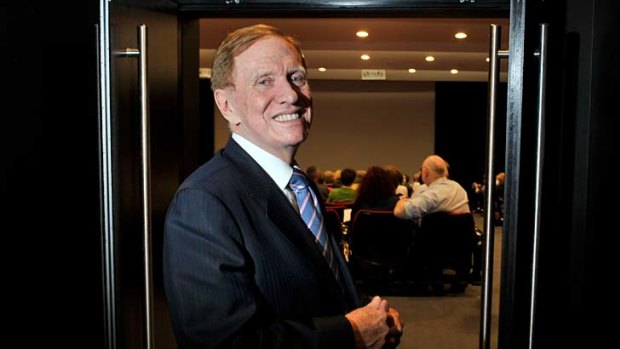 Michael Kirby at the launch of his biography in Melbourne last night.