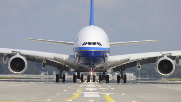 Ready for takeoff: China Southern A380.