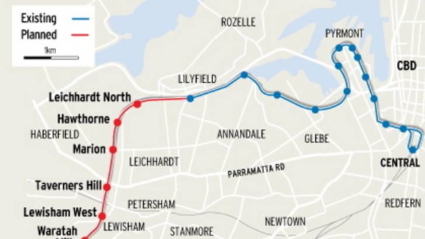 Nine new light rail stations will be built in a $176 million expansion of the Sydney transport system.