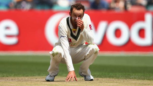 Nathan Lyon has struggled to get crucial wickets for Australia late in Tests this summer.