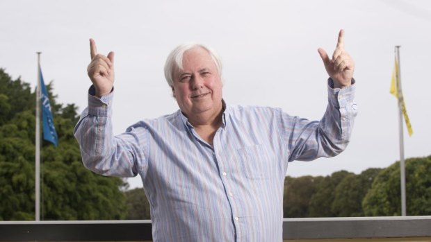 Clive Palmer wants to take on Rupert Murdoch on his own turf.