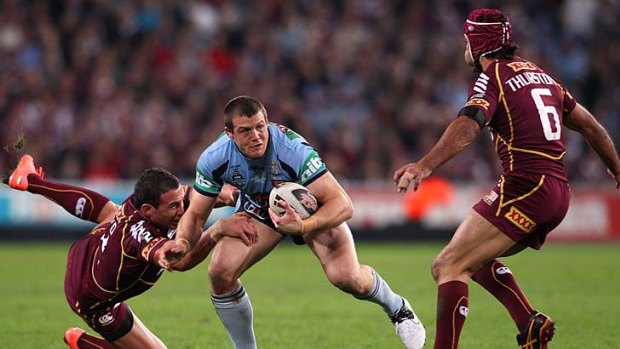 Coming of age ... Josh Morris was one of NSW's best during the Origin series.