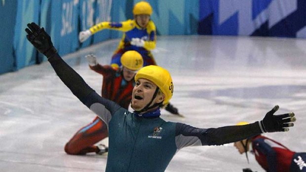 Steven Bradbury won gold at the 2002 winter Olympics when all his opponents fell over in the final lap of the 1000m final.