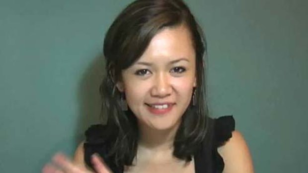 Natalie Tran in a still from one of her YouTube clips.