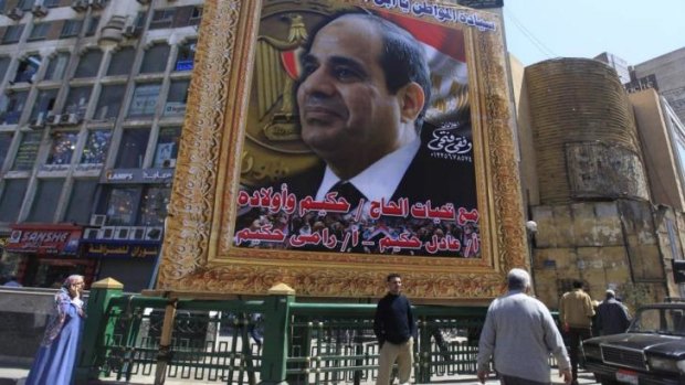 Former army chief Abdel Fattah al-Sisi is expected to easily win the presidency.
