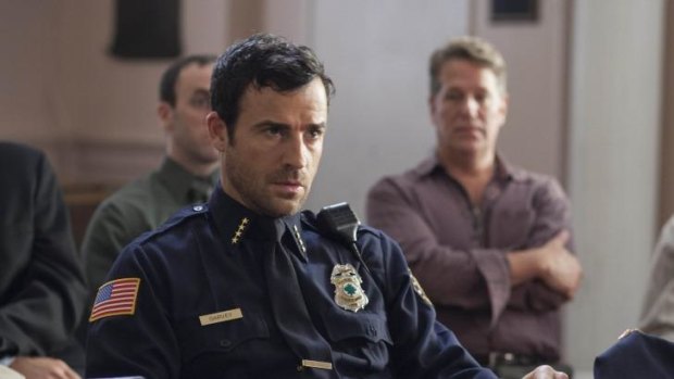 Subtle script and terrific performances: Justin Theroux plays police chief Kevin Garvey in the new HBO series, <i> The Leftovers</i>. 