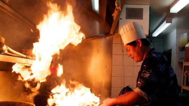 Broad appeal ... Peter Park, head chef at Doo Ri Korean barbecue restaurant in Strathfield. Its clientele is largely non-Korean.