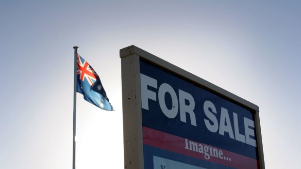 Decline ... house property values fell in all Australia's capital cities last month.