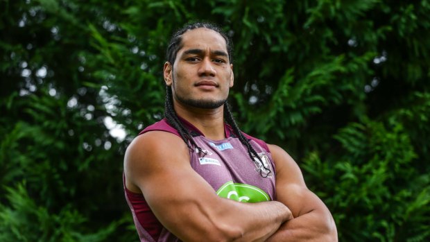 Muscle man: Martin Taupau's trade made way for youngsters at the Tigers.