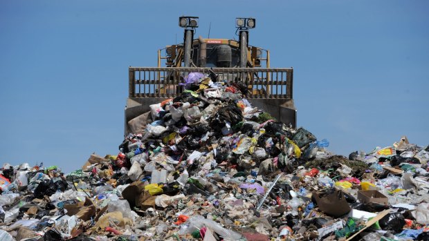 The Mugga Lane landfill, photographed in 2012. The ACT government has called for bids for new waste facilities that reduce the amount of waste being sent to the tip.