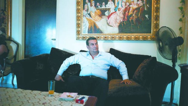 The waiting game … now living in Cyprus, Salam al-Humrani remains uncertain about where he and his family will eventually reside. His initial visa application for Australia was rejected.