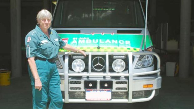 'I just knew inside that he had run out of everything': St John Ambulance officer Robyn Mack.
