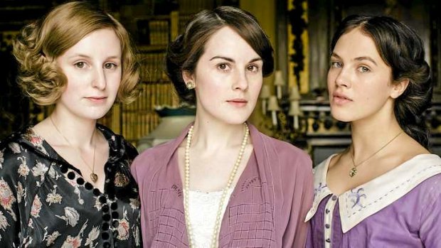 No return ... The character of Sybil (Jessica Brown Findlay, far right) also exited last season.