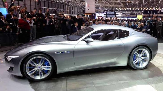 Geneva star: the Alfieri sports car concept, which may eventually be known as GranSport.