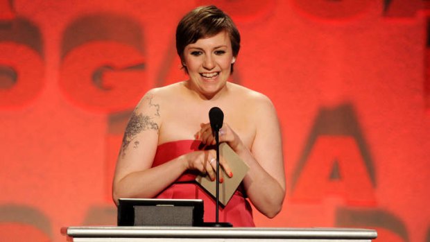 Acclaimed ... Lena Dunham picked up a Directors Guilde Award at the weekend.