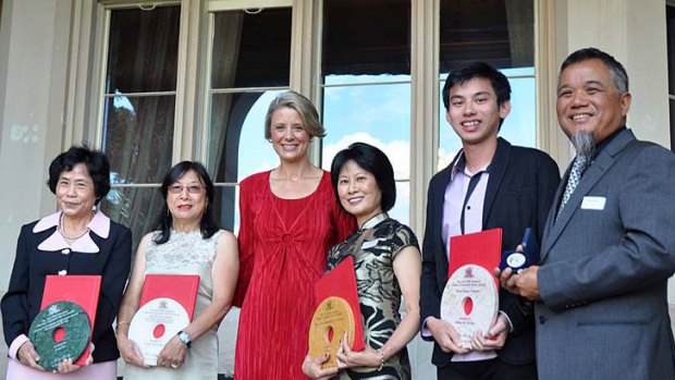 The original ... the Premier's Chinese Community Service awards on February 8.