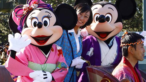 Familiar faces ... Tokyo Disney Resort.