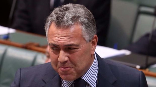 "Over the next 10 years we will reduce our expected debt by nearly $300 billion,": Joe Hockey.