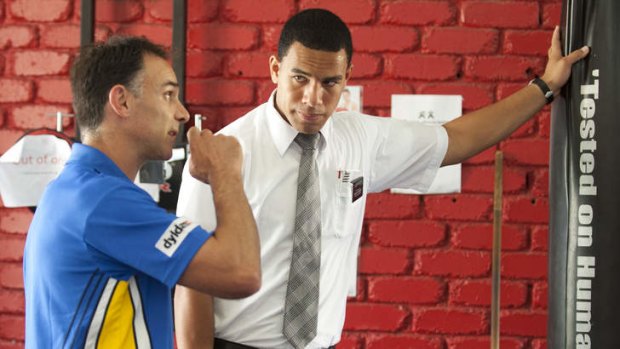 Dedicated: William Hopoate in his role as a Mormon.