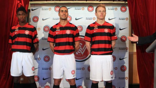 Unveiled ... the Western Sydney Wanderers FC kit.