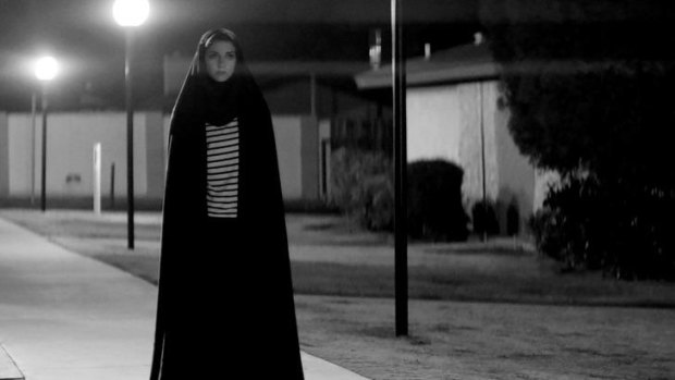 Sheila Vand, The Girl in <i>A Girl Walks Home Alone At Night</i>, provides a mixture of menace and innocence.