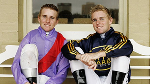 Brothers trim...Nathan and Tommy Berry at Randwick on Saturday.