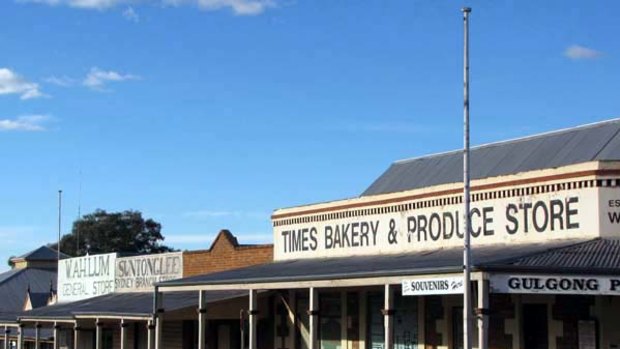 Time stands still ... on Herbert Street you'll find the Gulgong Pioneers Museum.