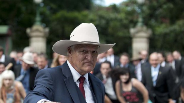 The man can dance ... Bob Katter's Australian Party Flashmob.