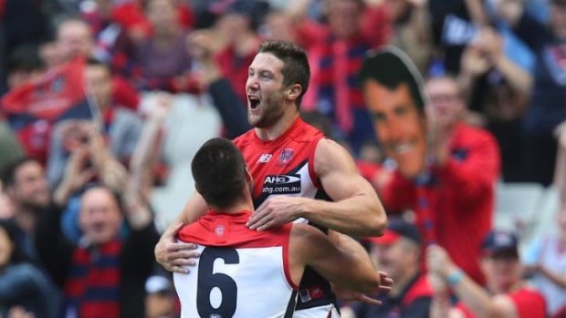 Chris Dawes and James Frawley are likely to share the forward line again this weekend for Melbourne.
