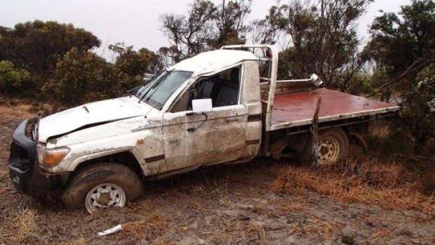 The vehicle involved in a Cowalellup fatal crash.