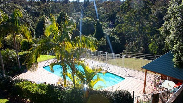 Quiet comfort ... the Acreage's pool.