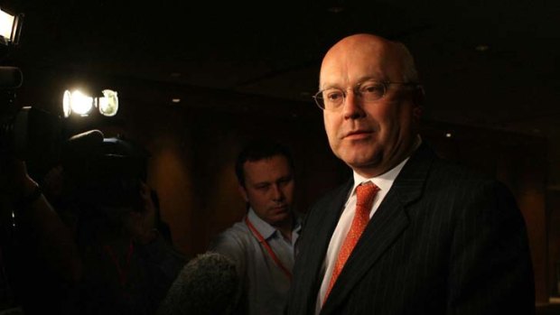 Challenged over calls ... federal shadow attorney-general, George Brandis.