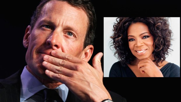On the couch ... Lance Armstrong will open up to talk show doyenne Oprah Winfrey.
