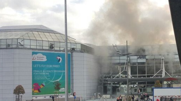 Two explosions were heard at Brussels airport.