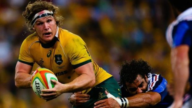 Michael Hooper showed in Brisbane that he was capable of taking the captaincy duties in his stride.
