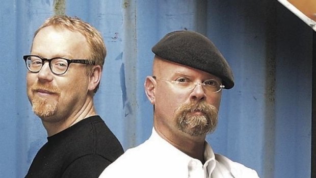 MythBusters: Adam Savage and Jamie Hyneman from the Emmy-nominated TV series.