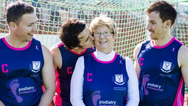 The Hotchkis boys - Chris, Matthew, and Daniel - will play in the annual Chris MacKinnon Memorial Weekend, showing support for their mother Joyce who is currently battling breast cancer. 