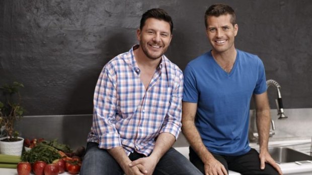 Manu Feildel and Pete Evans from My Kitchen Rules, another ratings juggernaut.