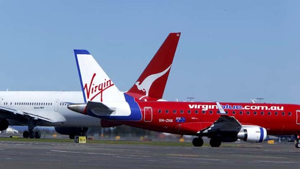 Virgin is taking on Qantas to get a larger slice of the Australian business market.