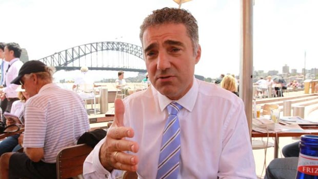 Paul Nicolaou ... "I can’t rock up and say, ‘Listen, I want this, minister ..."