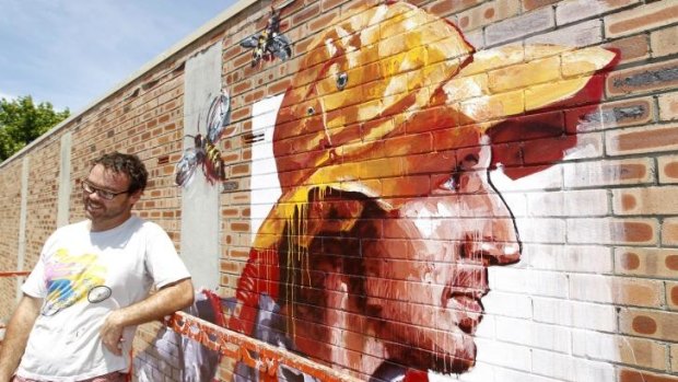 "It's the first mural of its kind in the area": Fintan Magee.