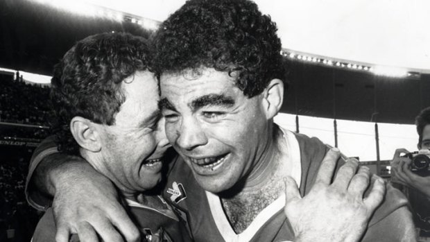 The complex relationship between Ricky Stuart and Mal Meninga stretches back to the title-winning Canberra Raiders.