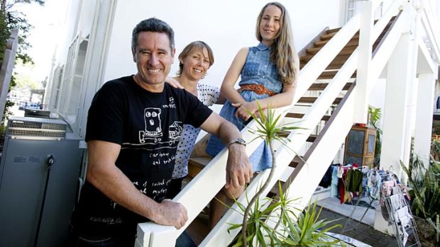 Worry: Steve Cakebread, with wife Jolanda and daughter Holly, fears he won't own a home.
