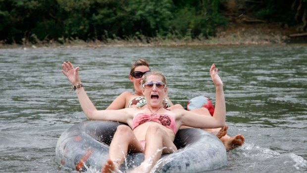 Tubing in Laos: It might be fun, but it was risky.