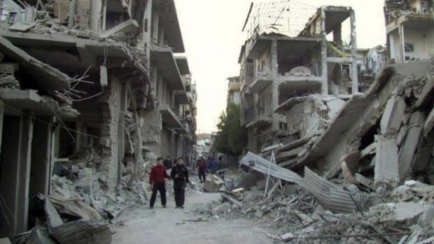 Cease-fire: Rebels will evacuate the largely destroyed Syrian city of Homs.