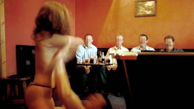 Country pub closed after CCTV footage revealed skimpy barmaids fondling patrons and exposing themselves.