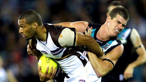 Port Adelaide was a much more competitive unit when it last met Hawthorn in round seven.