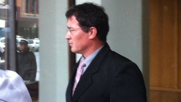 Former police inspector Matthew Mark Dennis at an earlier court appearance.