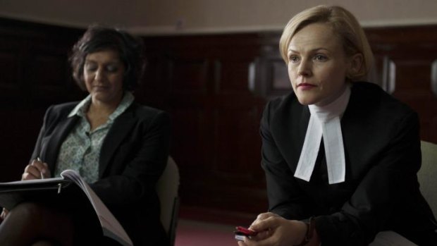 Courtroom drama: Aisha Wiseman (Meera Syal) and Martha Costello (Maxine Peake) in Silk.