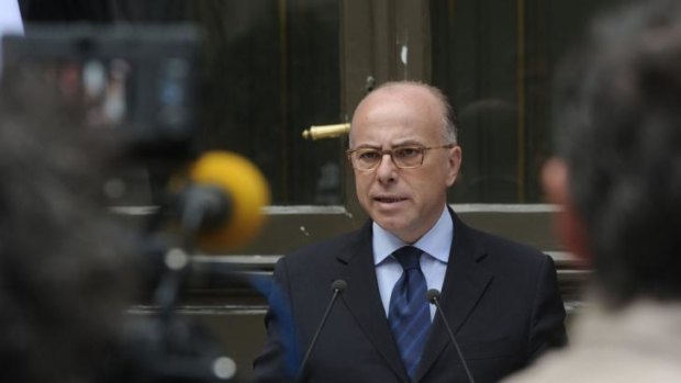 French Interior minister Bernard Cazeneuve condemned the soccer fan violence, which left 44 police officers injured. 